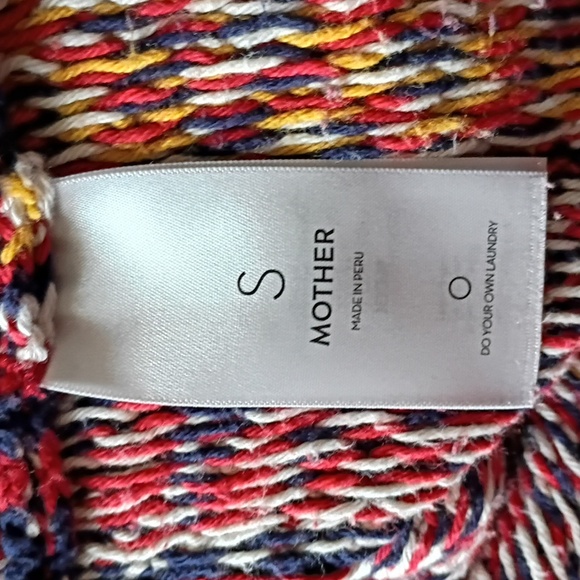 MOTHER Belted Fringe Cardigan Sweater sz S - Picture 12 of 15